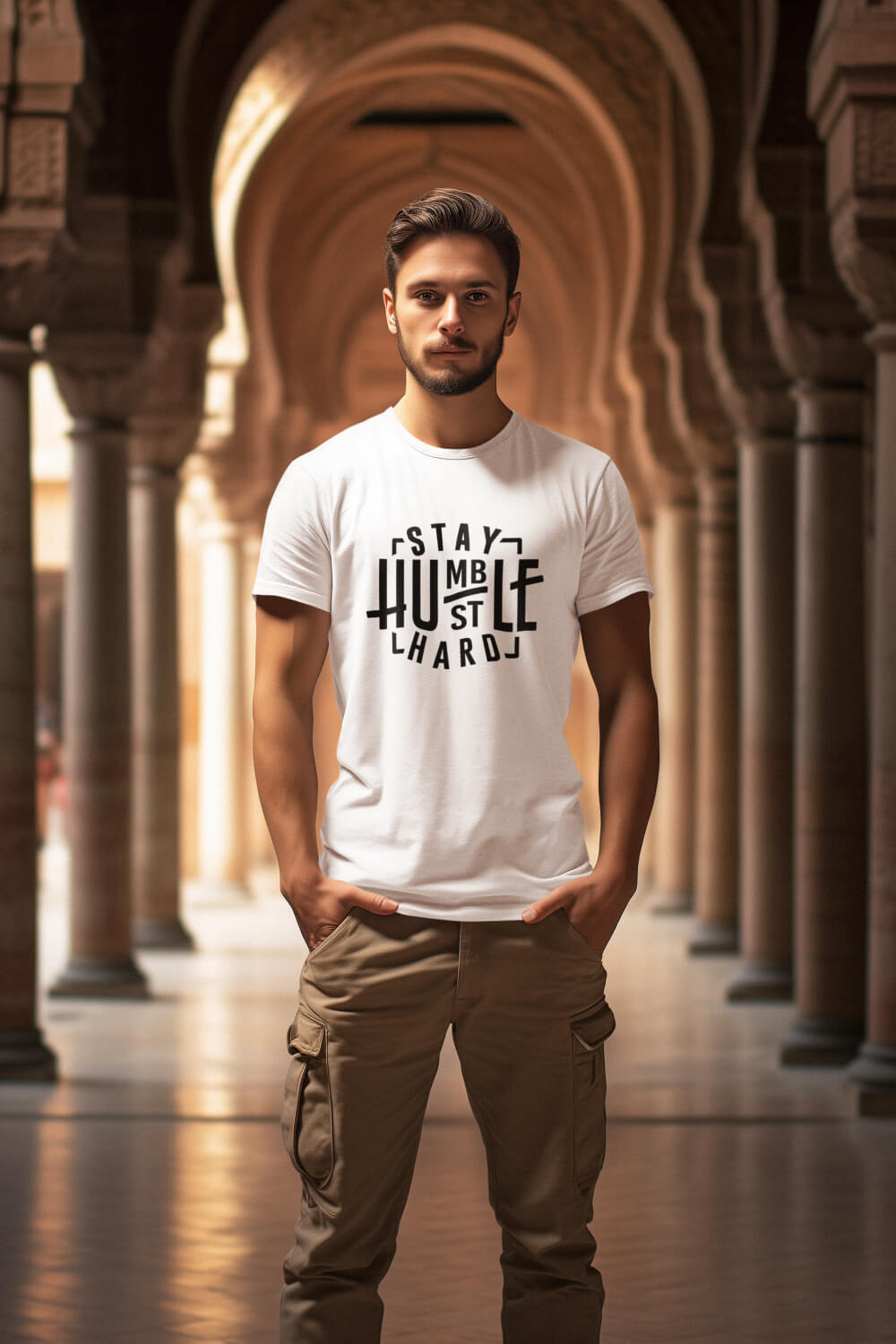 Stay Humble Hustle Hard | Men's T-Shirt