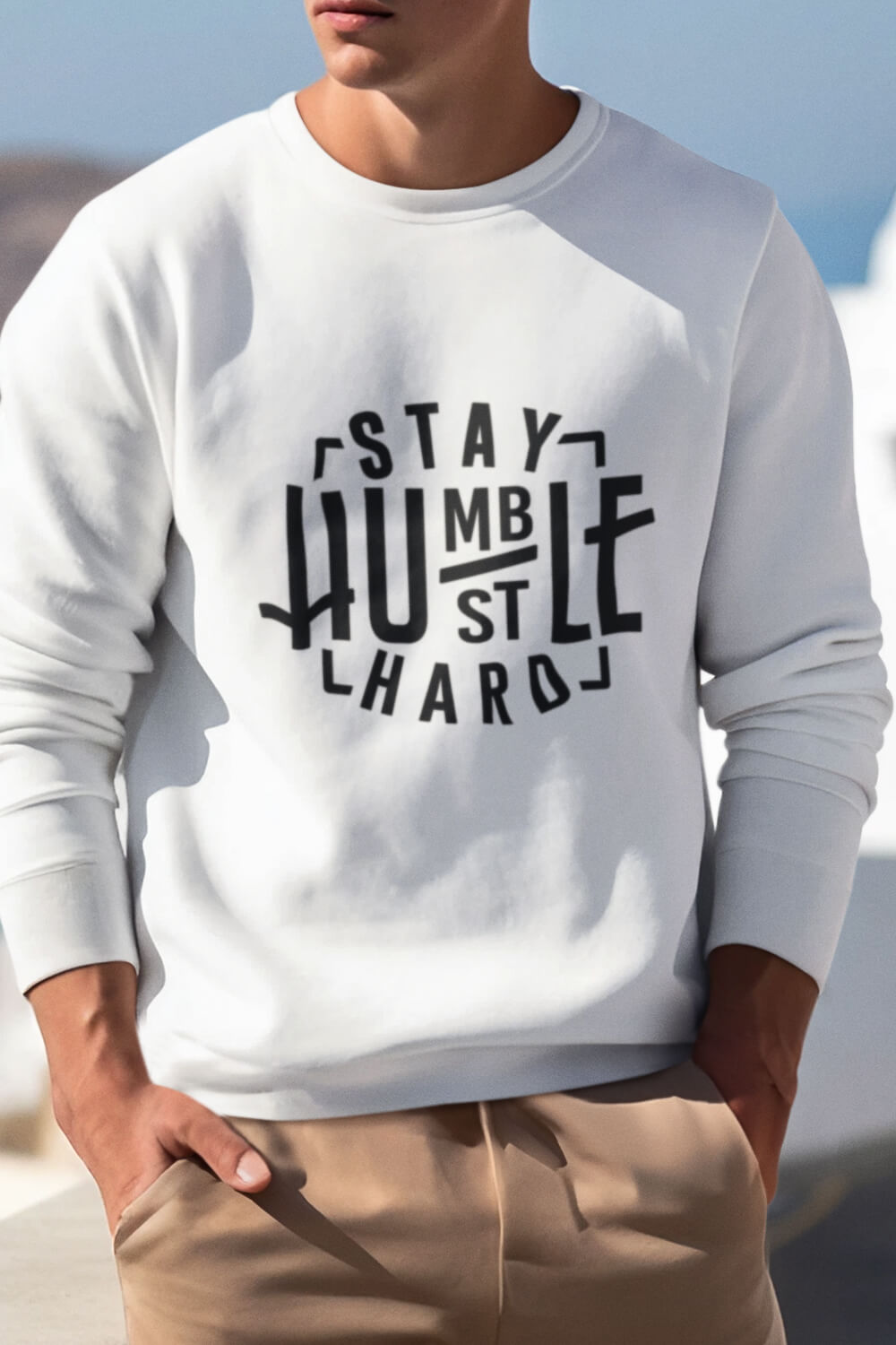 Stay Humble Hustle Hard | Regular Fit | Unisex Sweatshirt