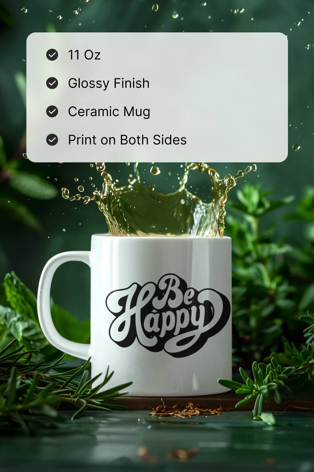Be Happy | Coffee Mug