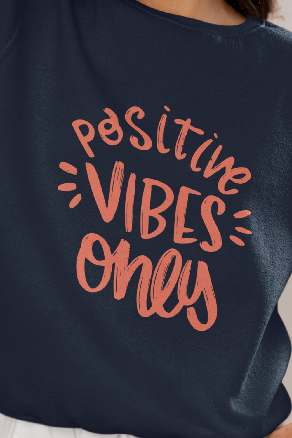 Positive Vibes Only | Regular Fit | Unisex Sweatshirt