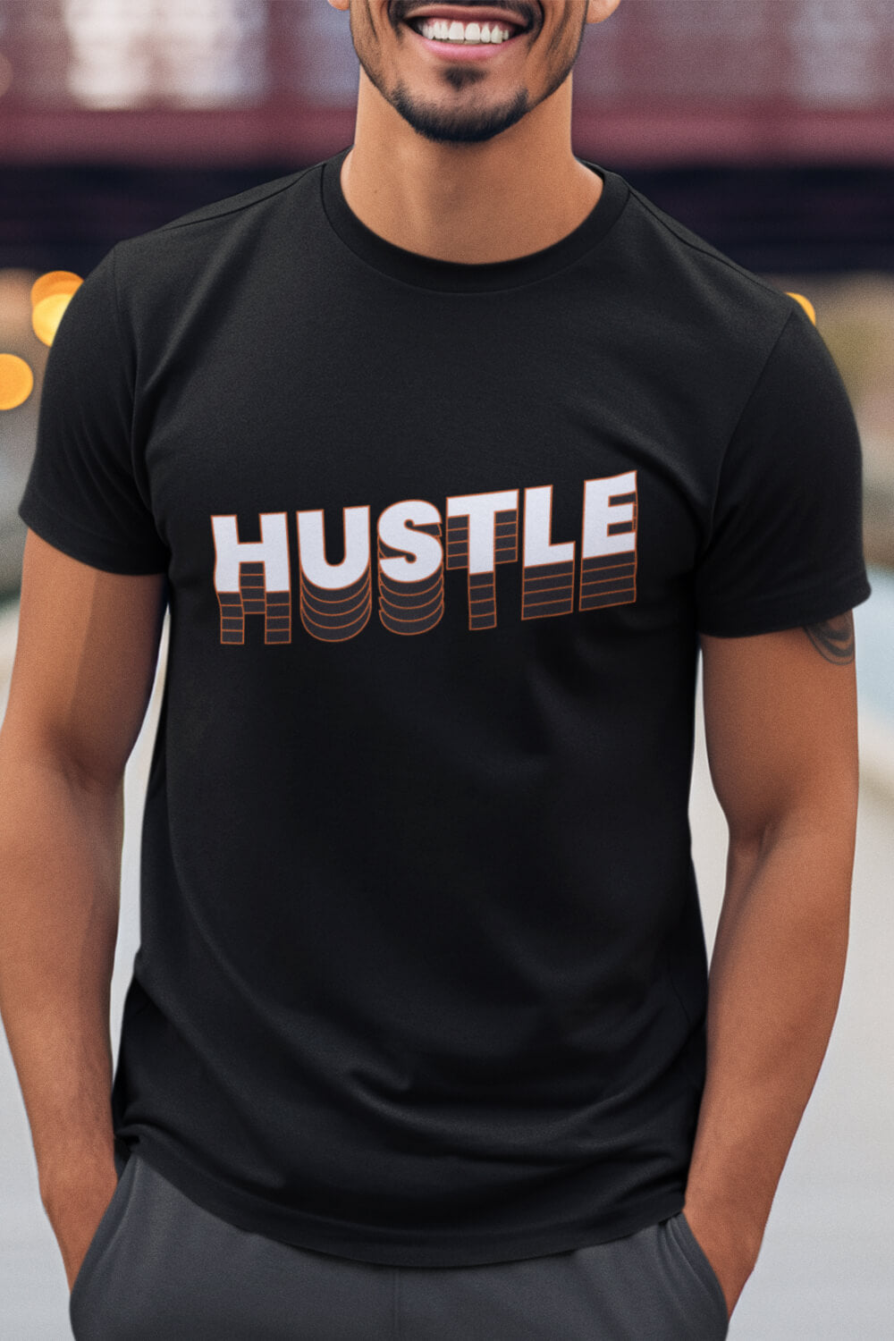 Hustle | Premium Men's T-Shirt