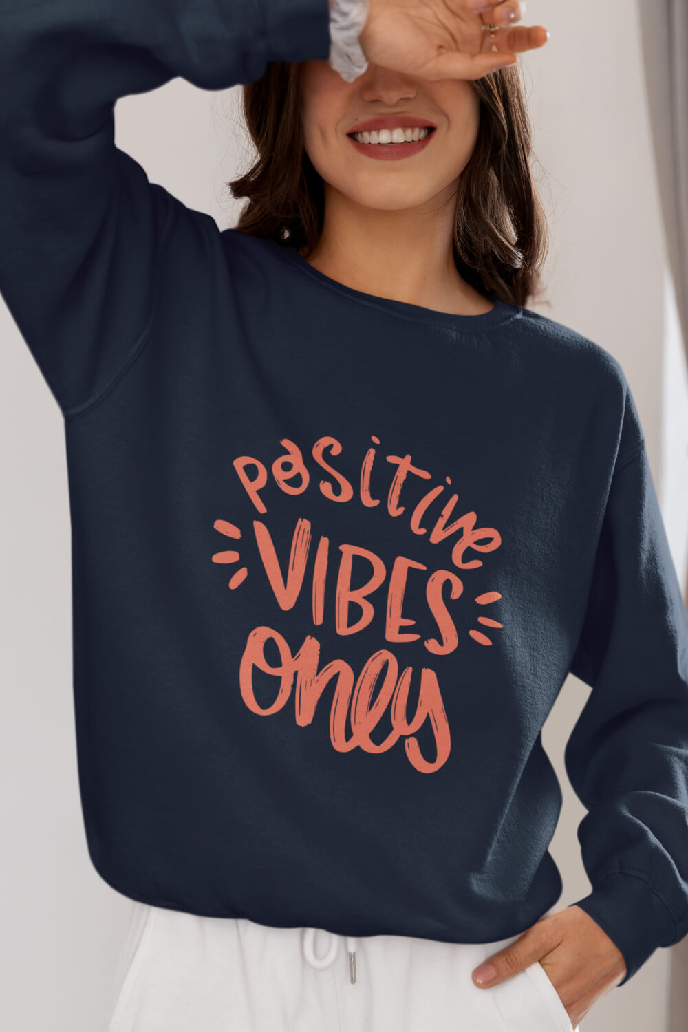 Positive Vibes Only | Regular Fit | Unisex Sweatshirt
