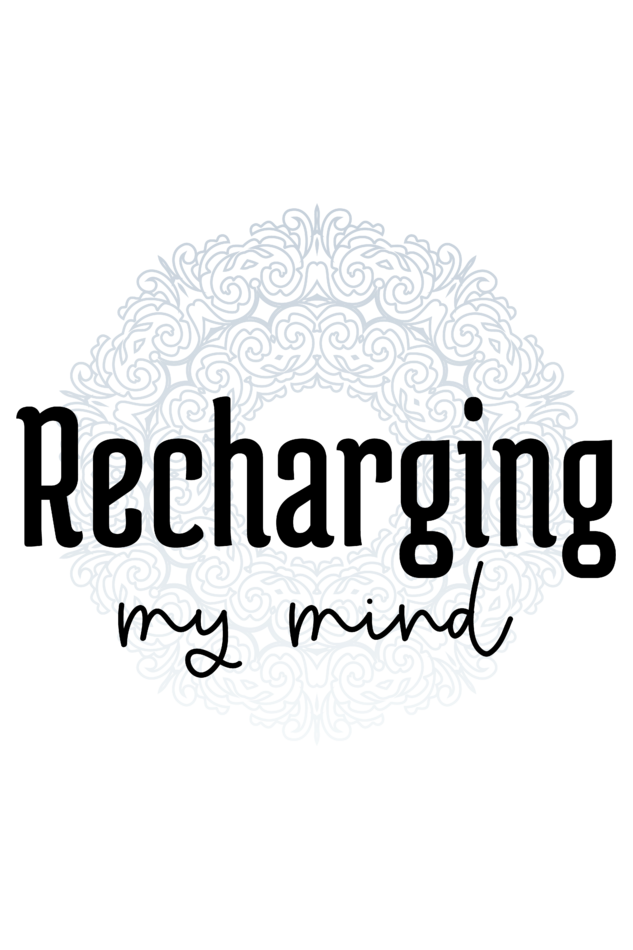 Recharging My Mind | Crop Top | Relaxed Fit