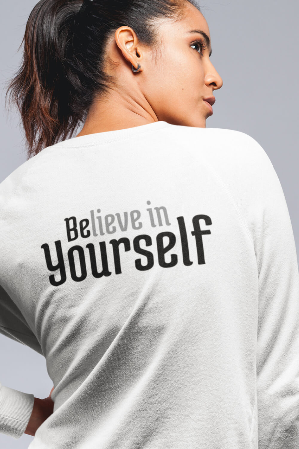 Be Yourself, Believe in Yourself | Regular Fit | Unisex Sweatshirt