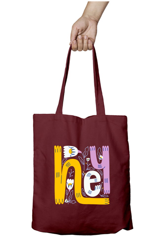 Hey Design | Zipper Tote Bag
