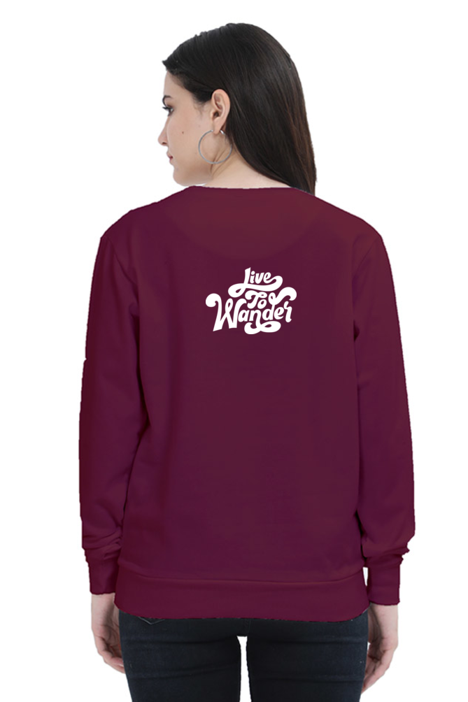 Live to Wander | Regular Fit | Unisex Sweatshirt