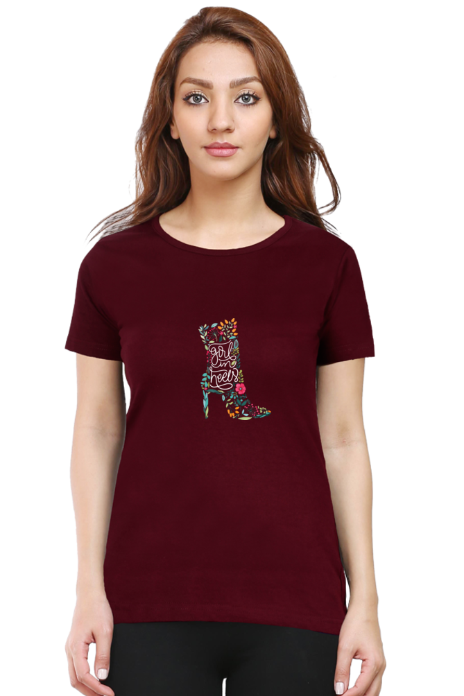 Girl in Heels | Women's T-shirt