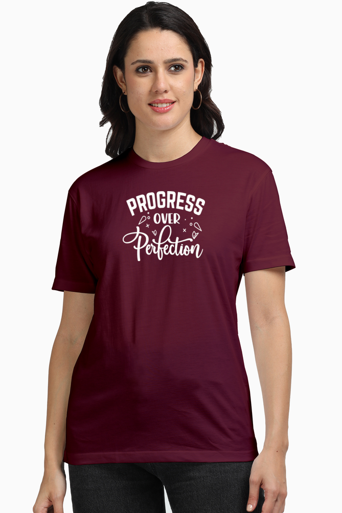 Choose Progress Over Perfection | Premium Women's T-Shirt