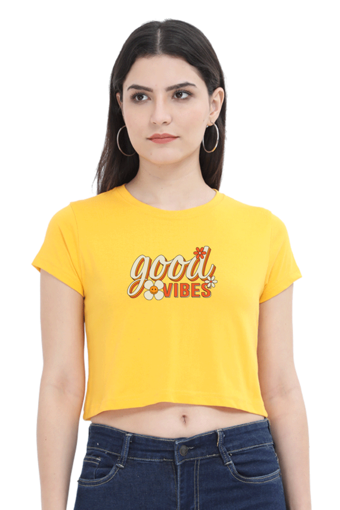 Good Vibes | Crop Top | Relaxed Fit