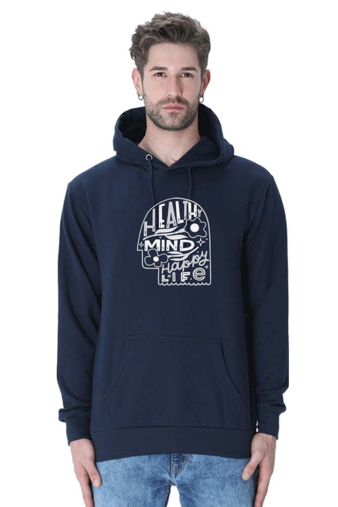 Healthy Mind, Happy Life | Regular Fit | Unisex Hoodies