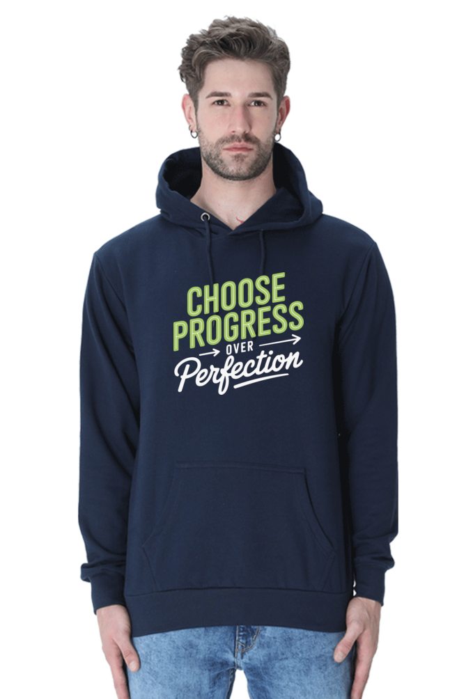 Choose Progress Over Perfection | Regular Fit | Unisex Hoodies