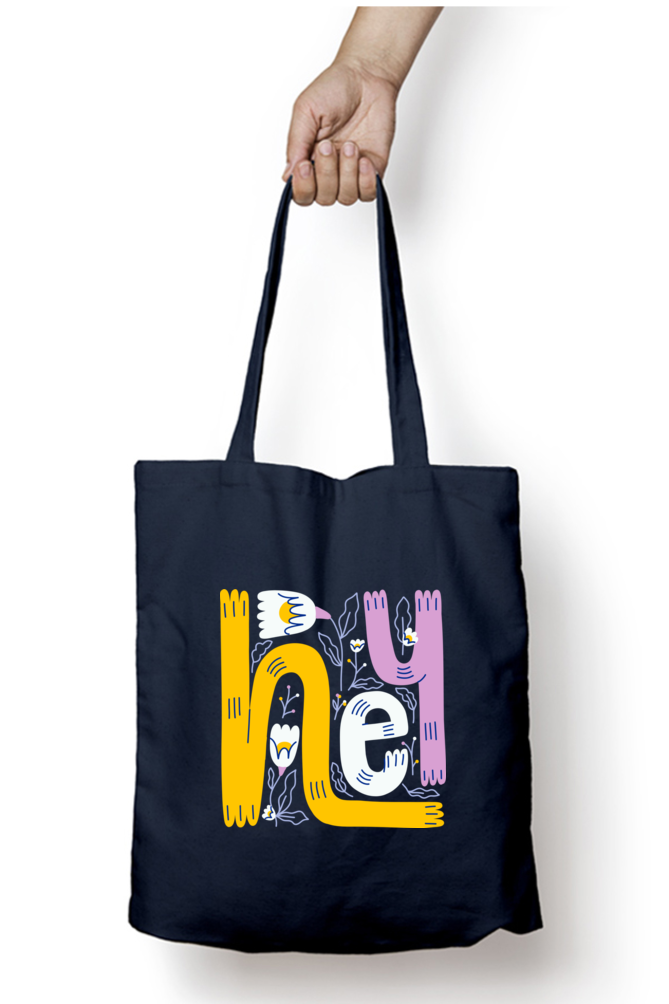 Hey Design | Zipper Tote Bag