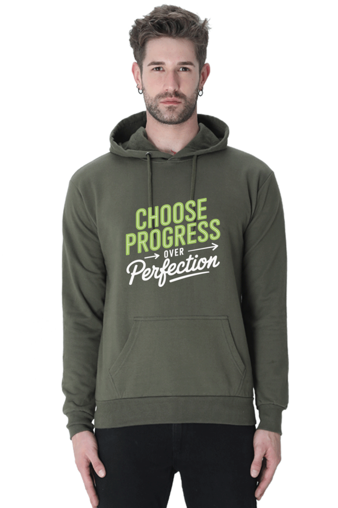 Choose Progress Over Perfection | Regular Fit | Unisex Hoodies