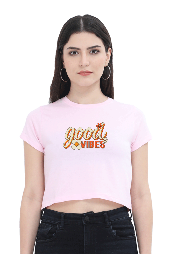 Good Vibes | Crop Top | Relaxed Fit