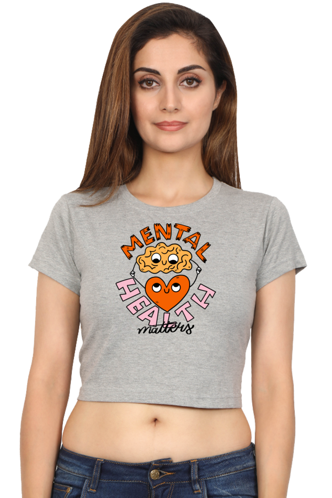Mental Health Matters | Crop Top | Relaxed Fit