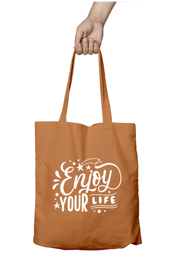 Enjoy Your Life | Zipper Tote Bag