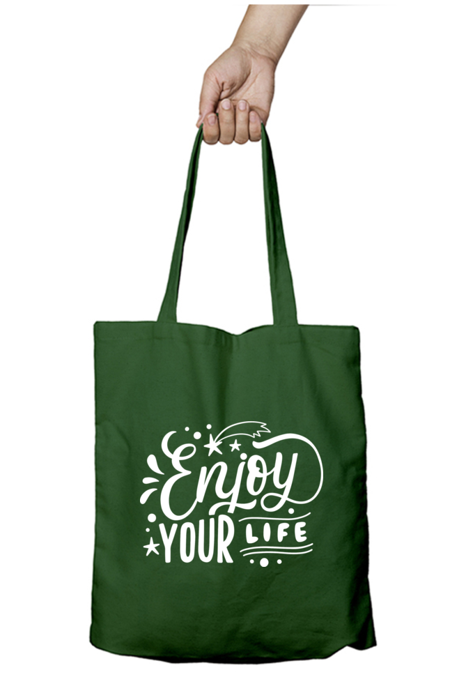 Enjoy Your Life | Zipper Tote Bag