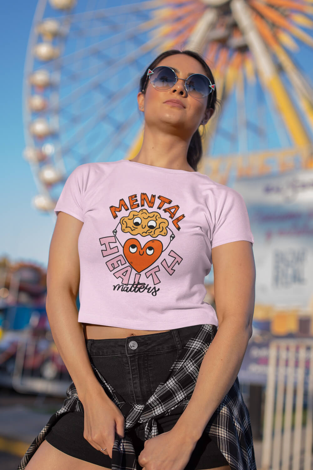 Mental Health Matters | Crop Top | Relaxed Fit