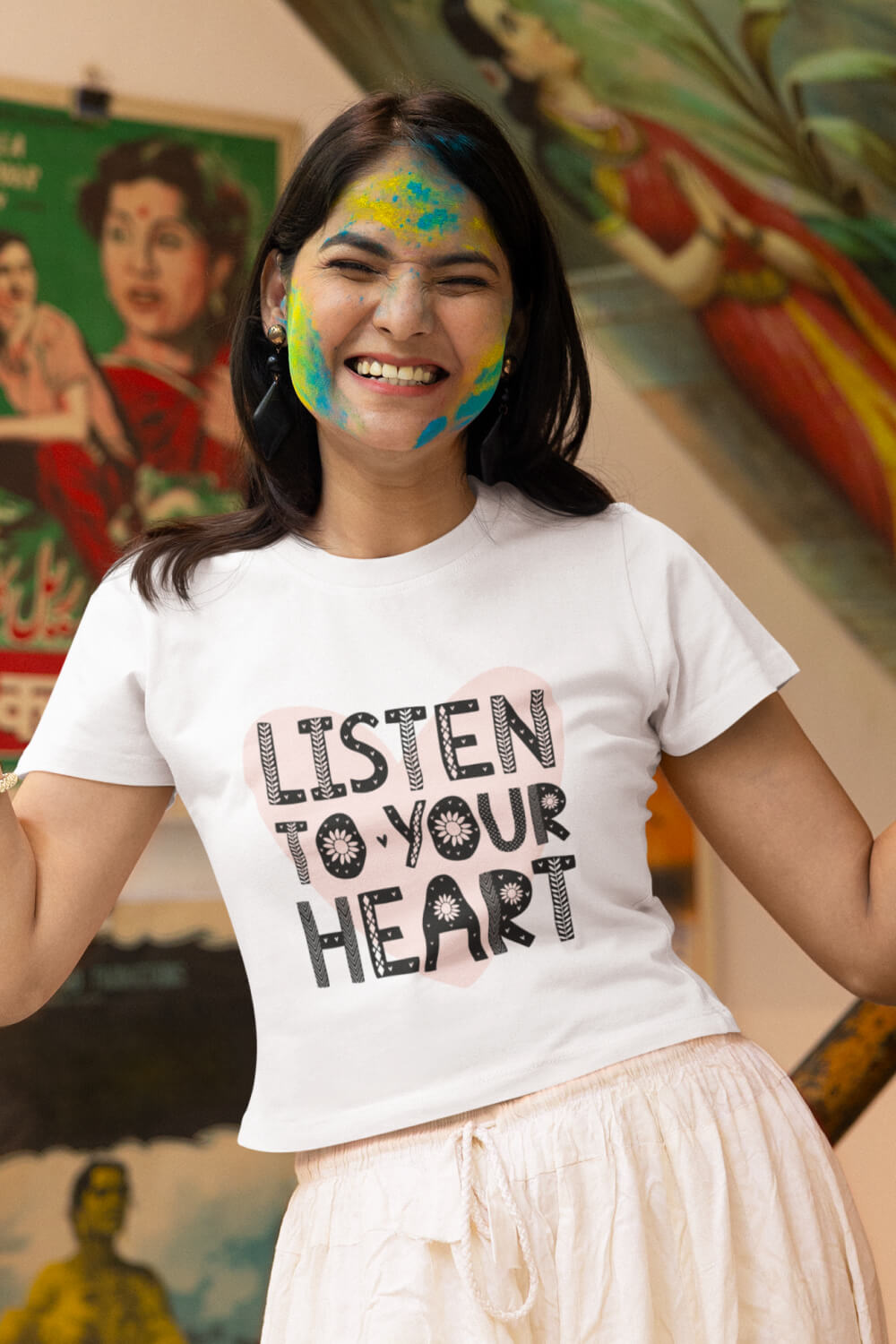 Listen to Your Heart | Crop Top | Relaxed Fit
