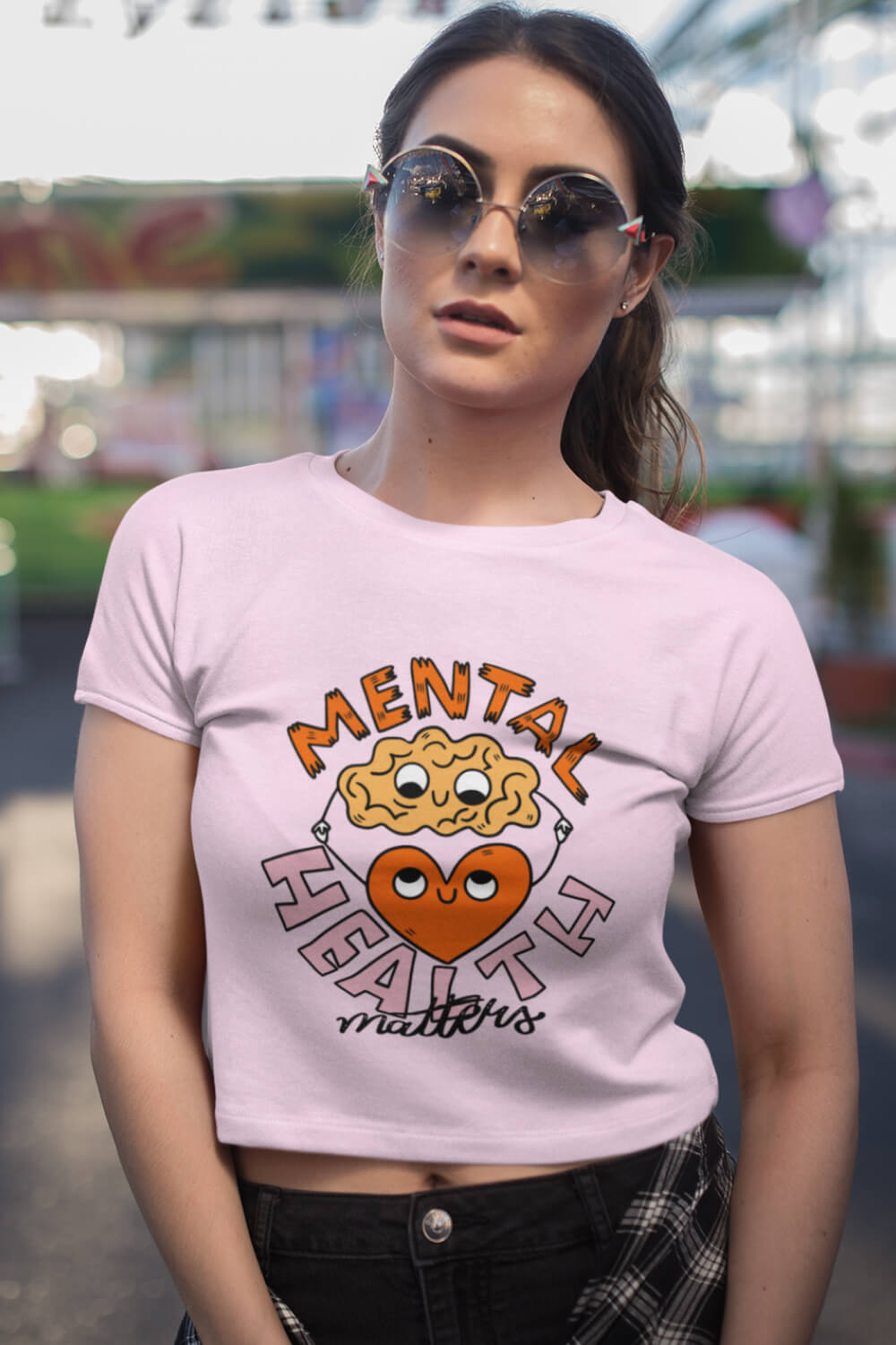 Mental Health Matters | Crop Top | Relaxed Fit