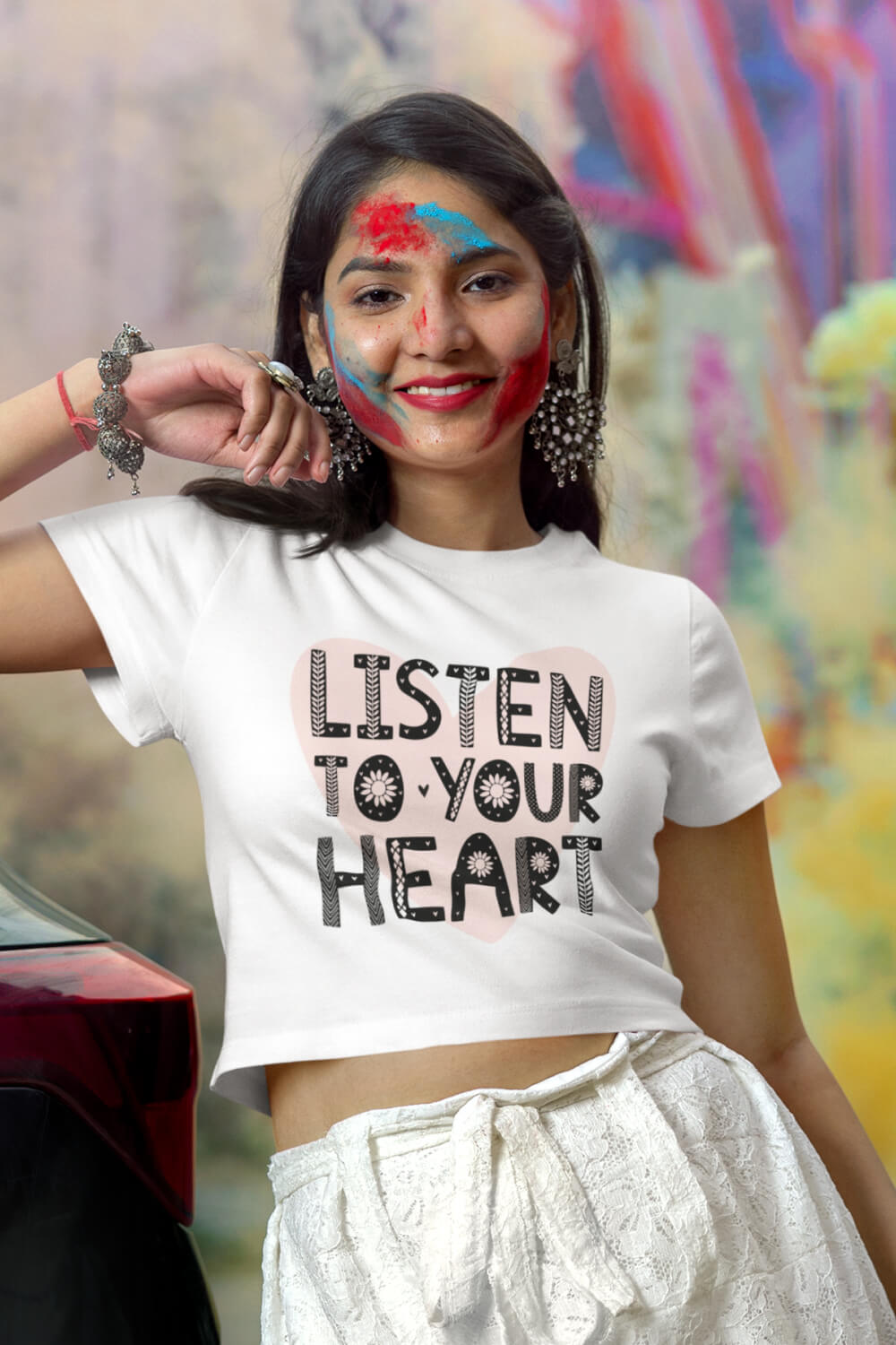 Listen to Your Heart | Crop Top | Relaxed Fit