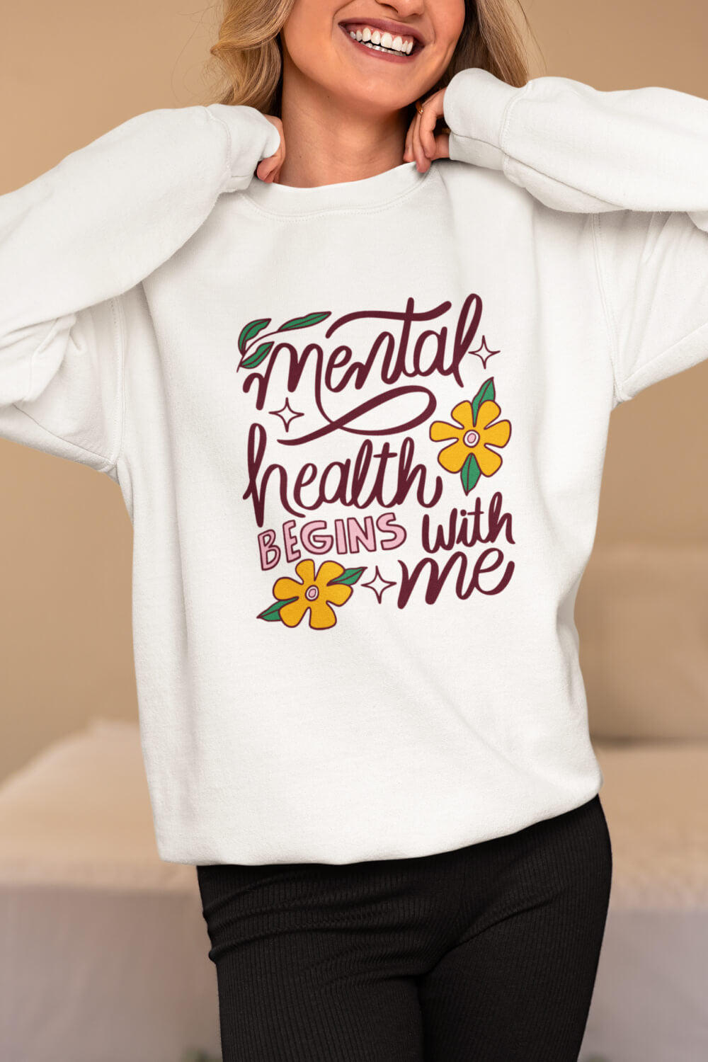 Mental Health Begins With Me | Regular Fit | Unisex Sweatshirt