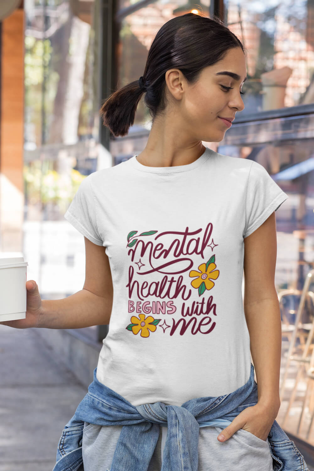Mental Health Begins With Me | Premium Women's T-Shirt