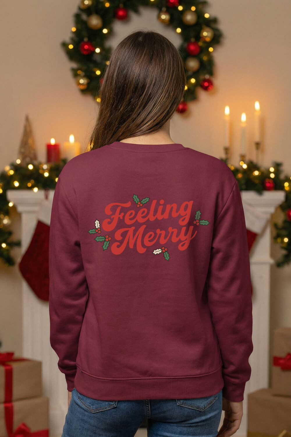 Feeling Merry Unisex Sweatshirt | Cozy Festive Wear