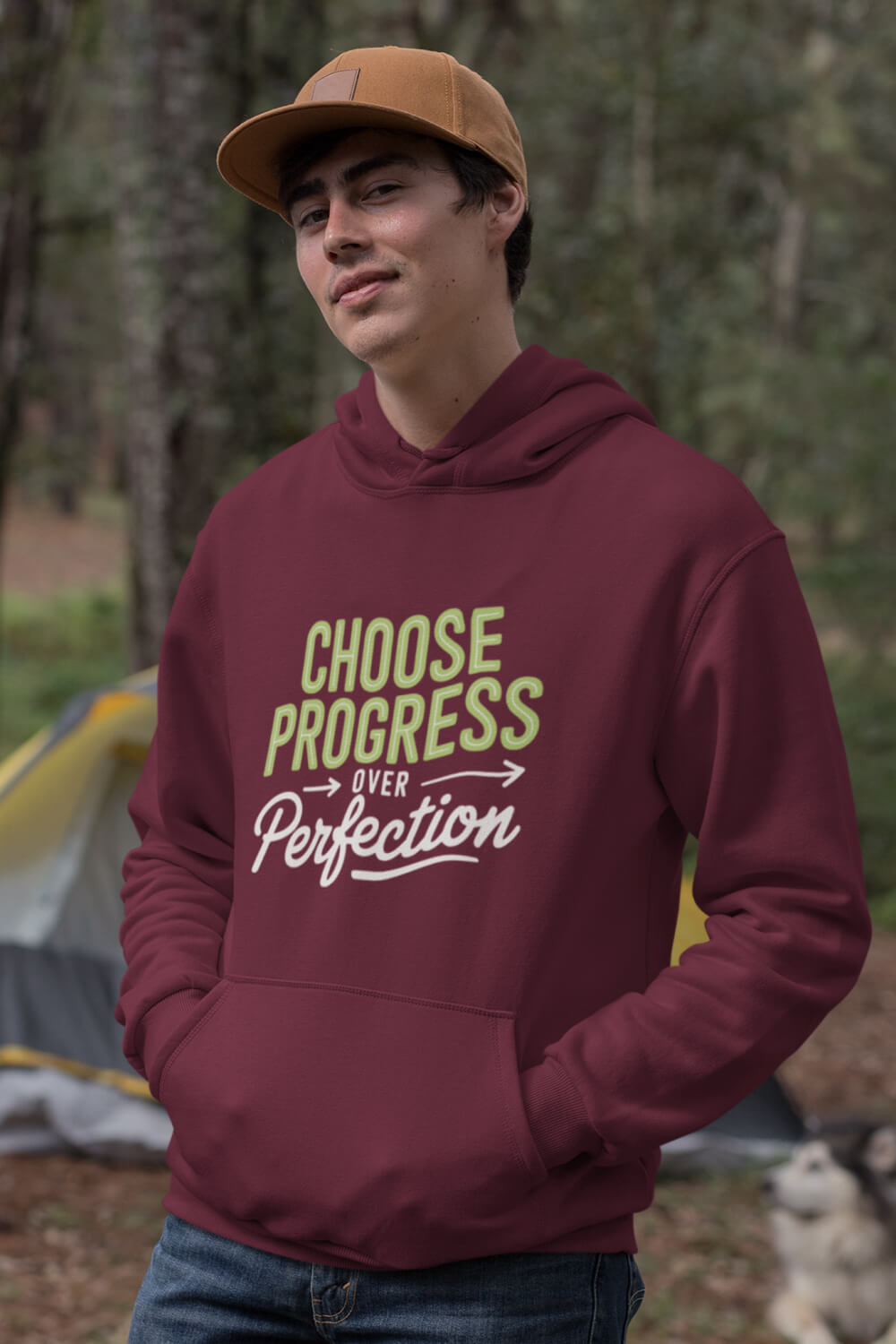Choose Progress Over Perfection | Regular Fit | Unisex Hoodies