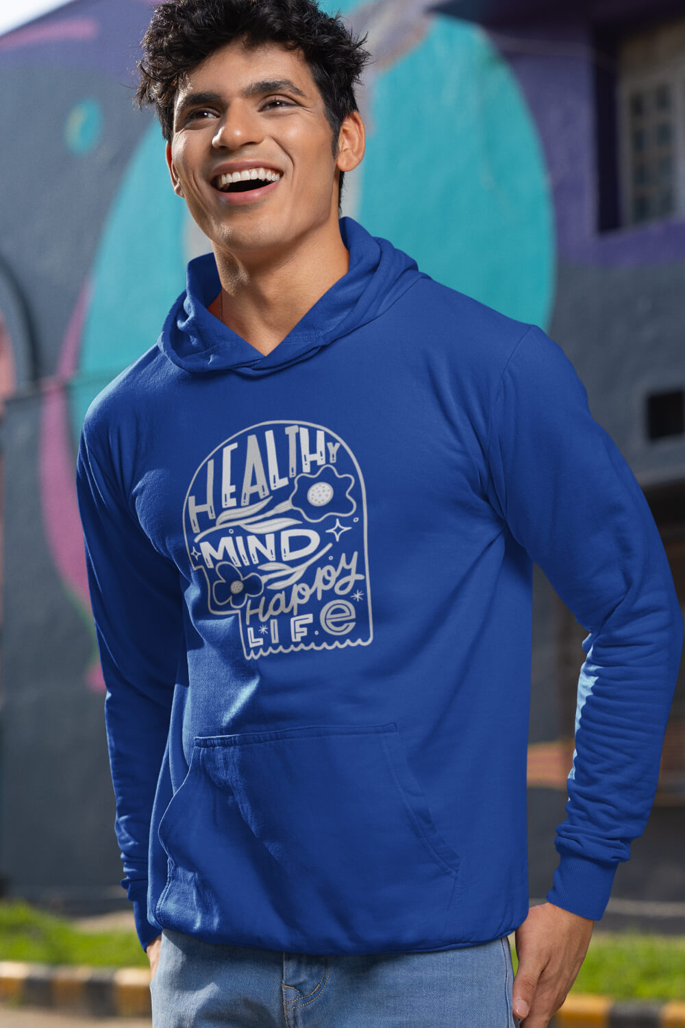 Healthy Mind, Happy Life | Regular Fit | Unisex Hoodies