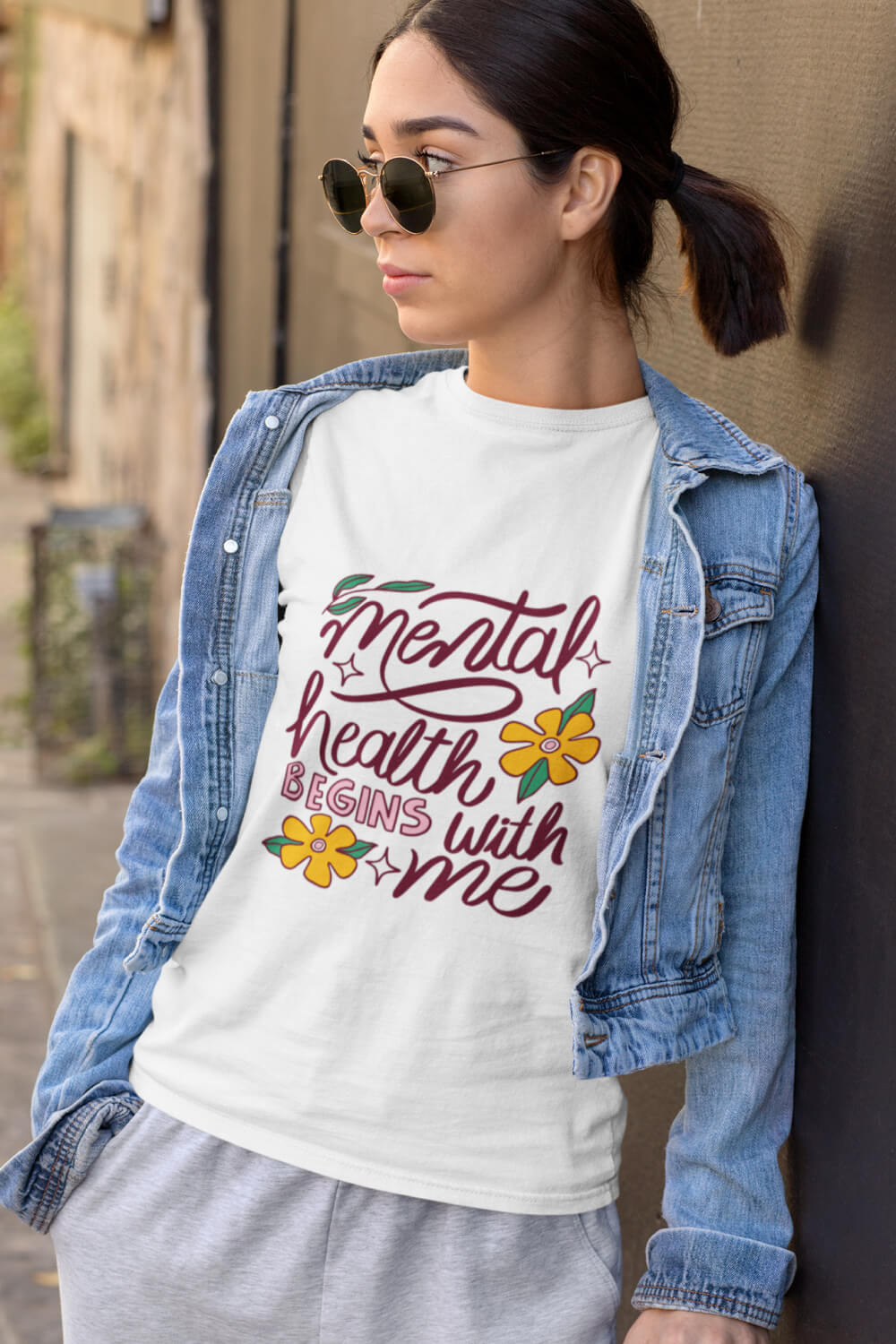 Mental Health Begins With Me | Premium Women's T-Shirt