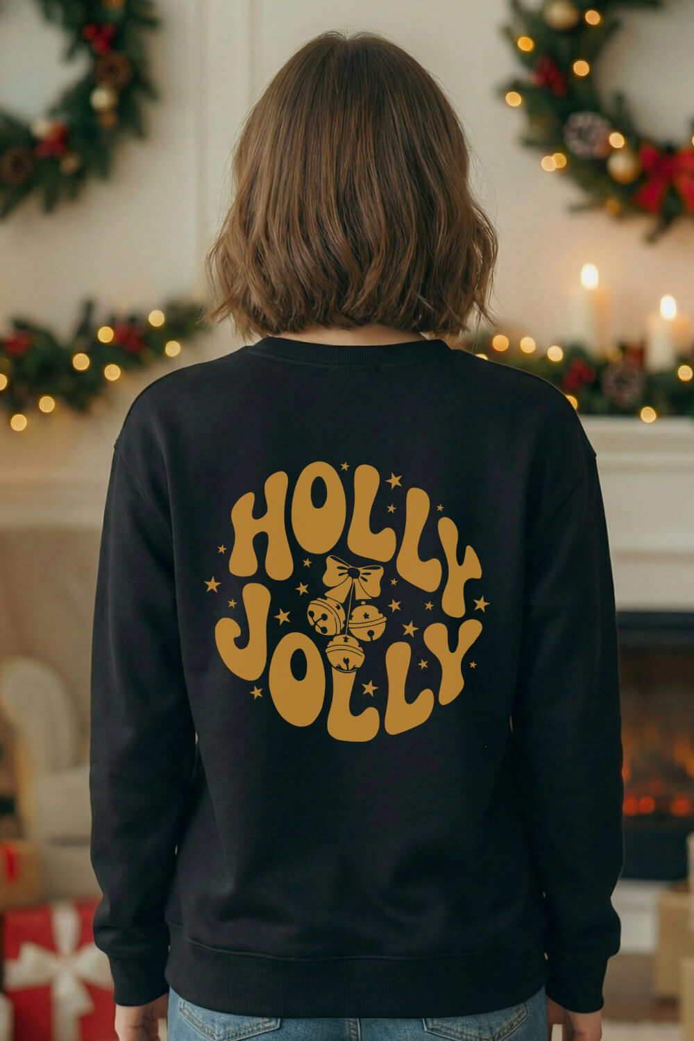 Holly Jolly Unisex Holiday Sweatshirt