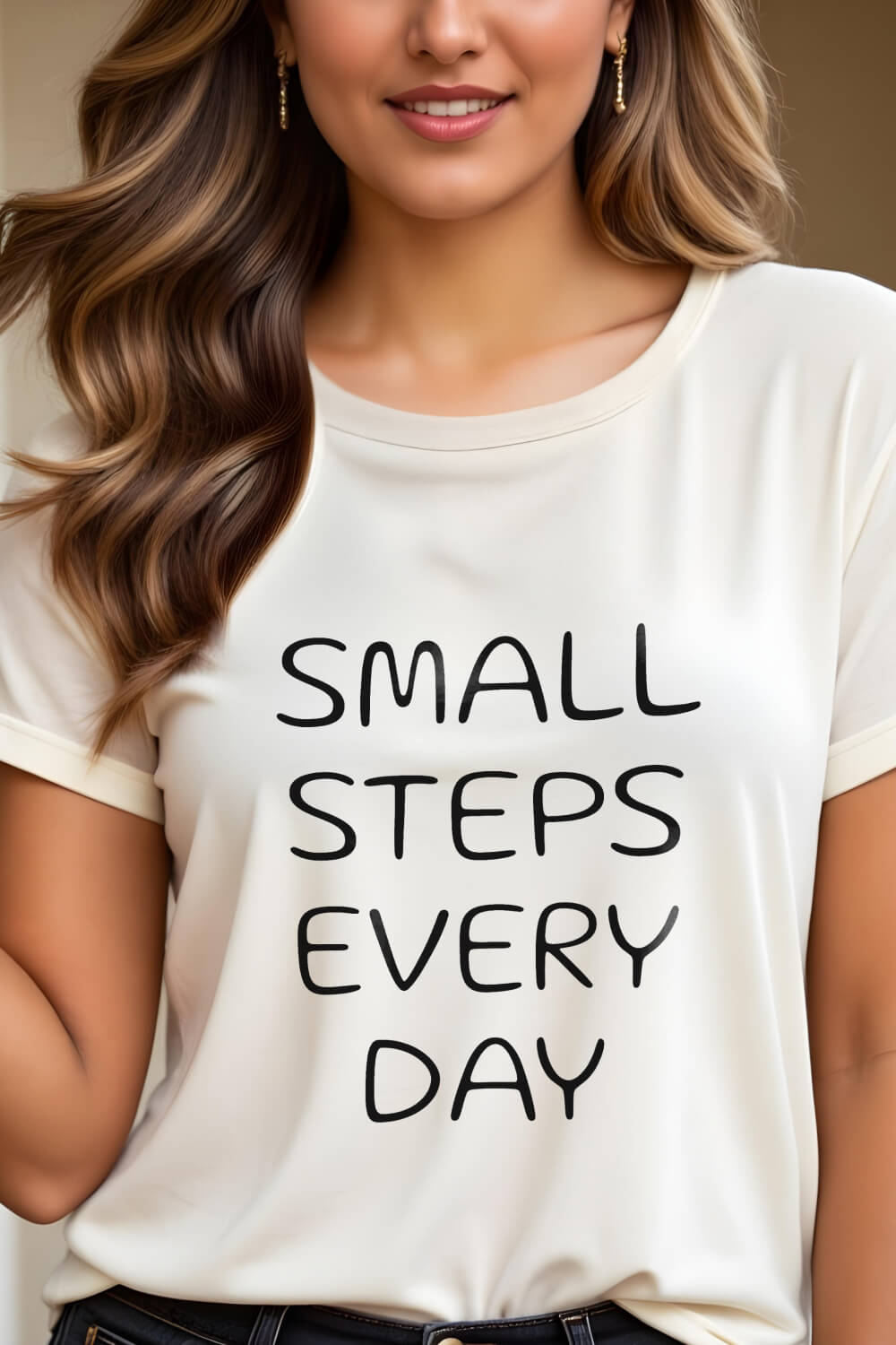 Small Steps Every Day | Premium Women's T-Shirt