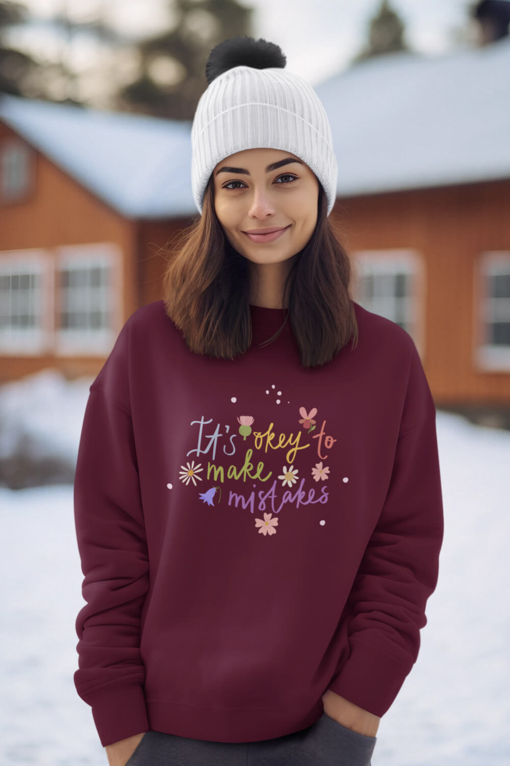 It's Okay to Make Mistakes | Regular Fit | Unisex Sweatshirt