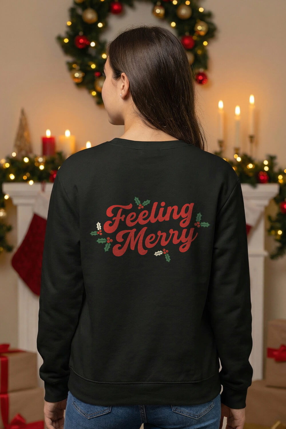 Feeling Merry Unisex Sweatshirt | Cozy Festive Wear