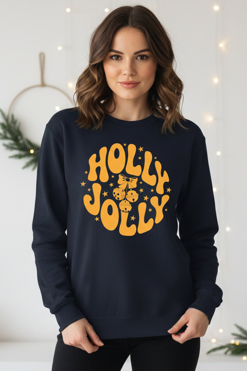 Holly Jolly Unisex Sweatshirt – Cozy Christmas Vibes