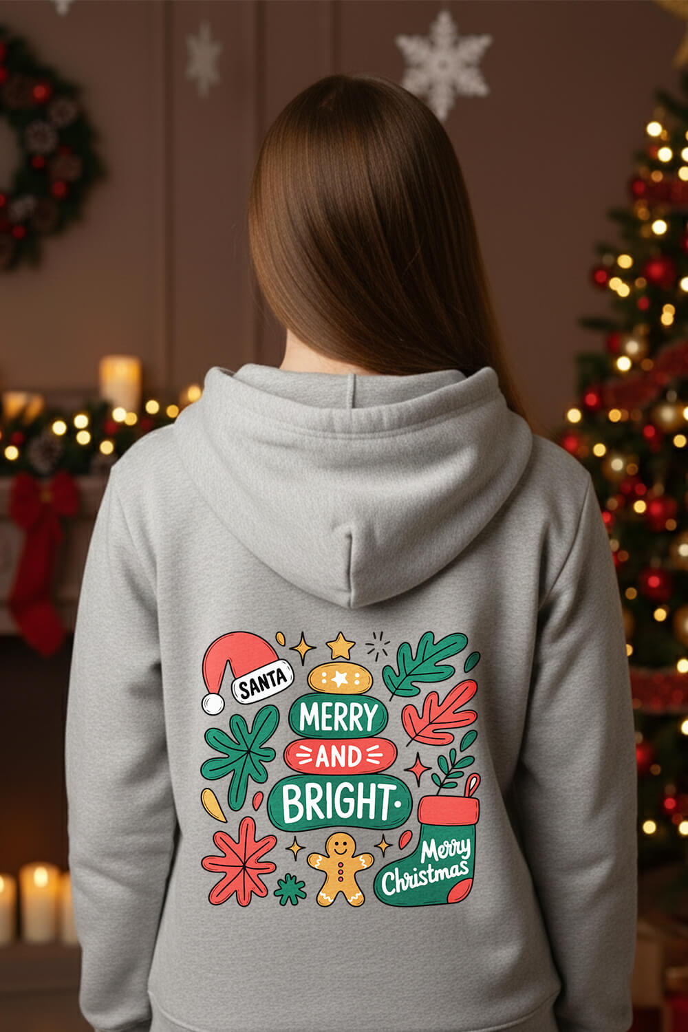 Merry & Bright Unisex Hoodie