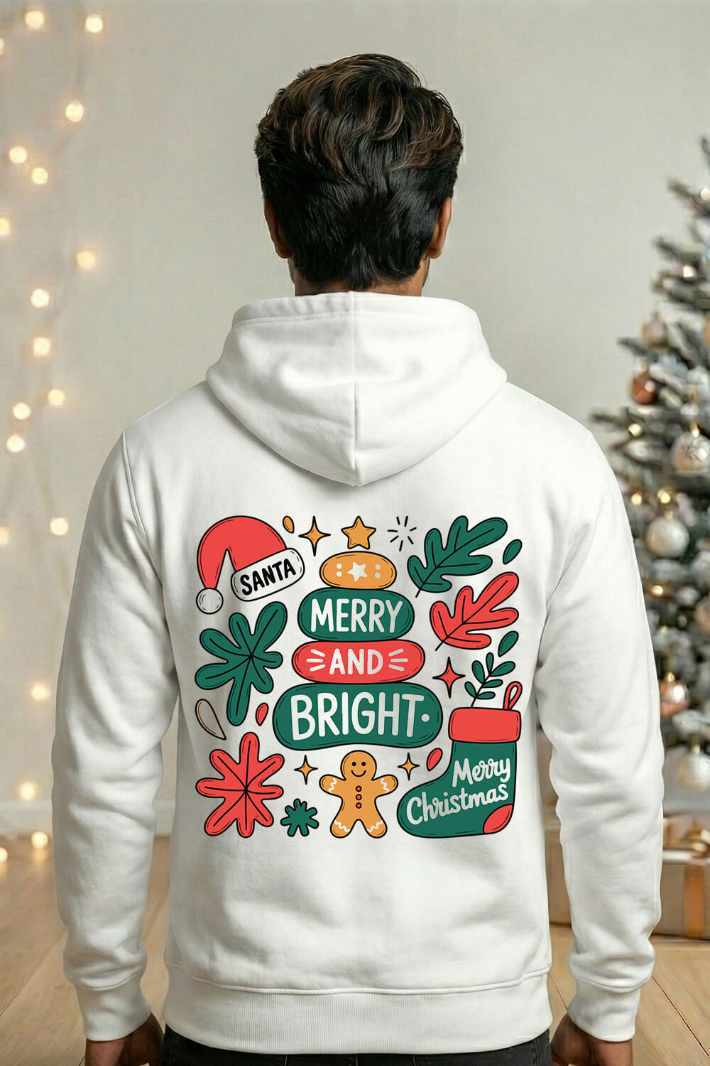 Merry & Bright Unisex Hoodie
