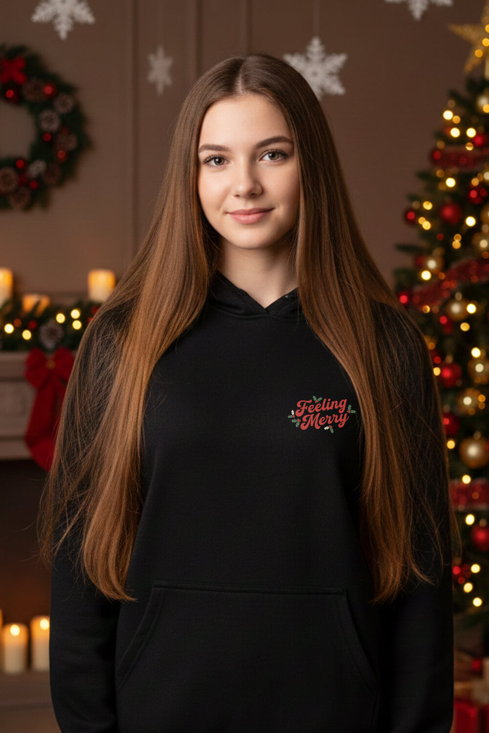 Merry & Bright Unisex Hoodie