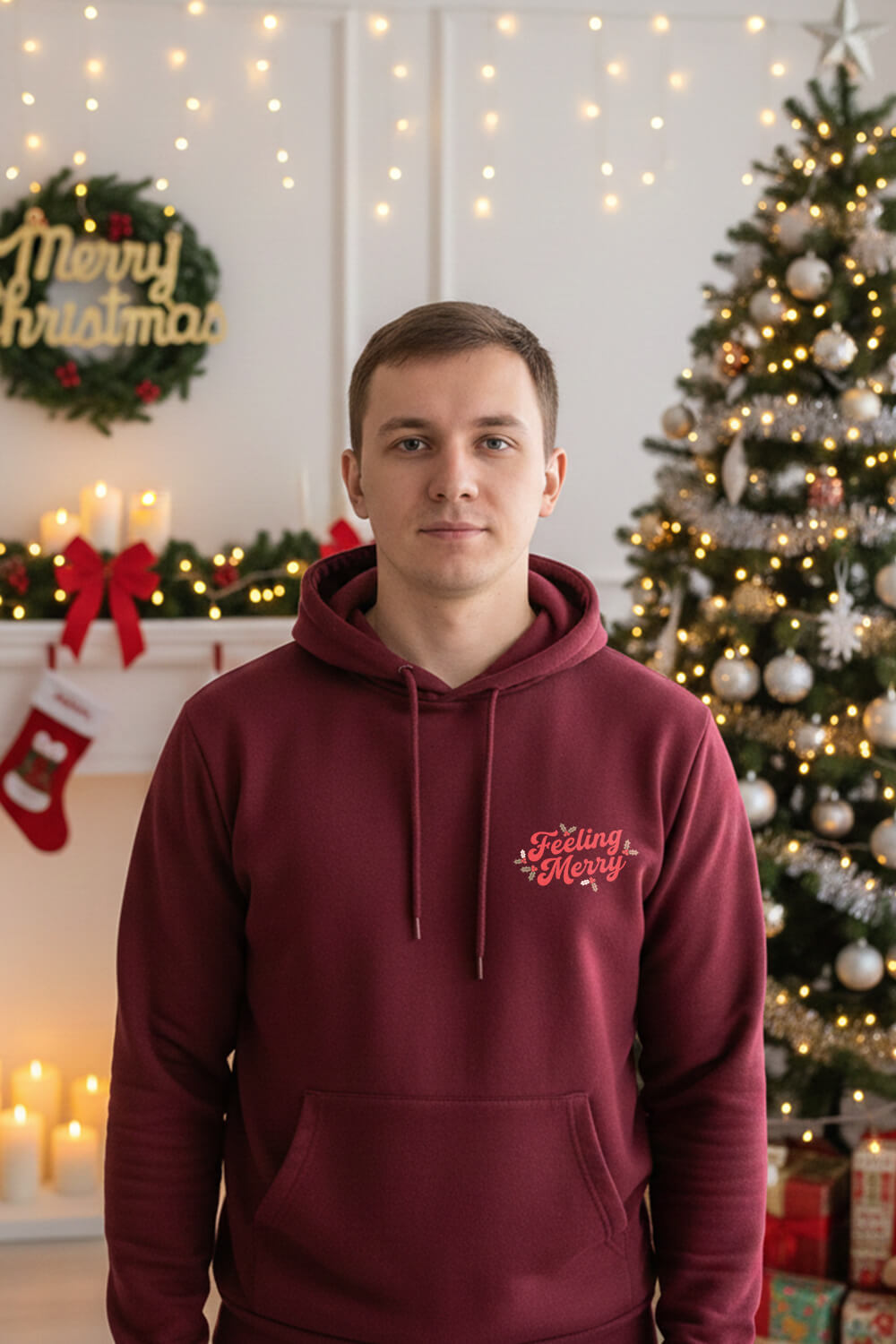 Merry & Bright Unisex Hoodie