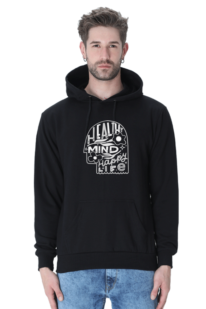 Healthy Mind, Happy Life | Regular Fit | Unisex Hoodies