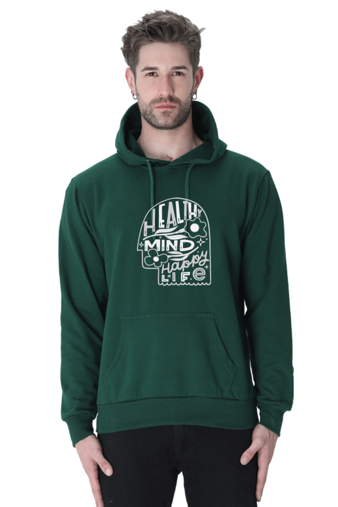 Healthy Mind, Happy Life | Regular Fit | Unisex Hoodies