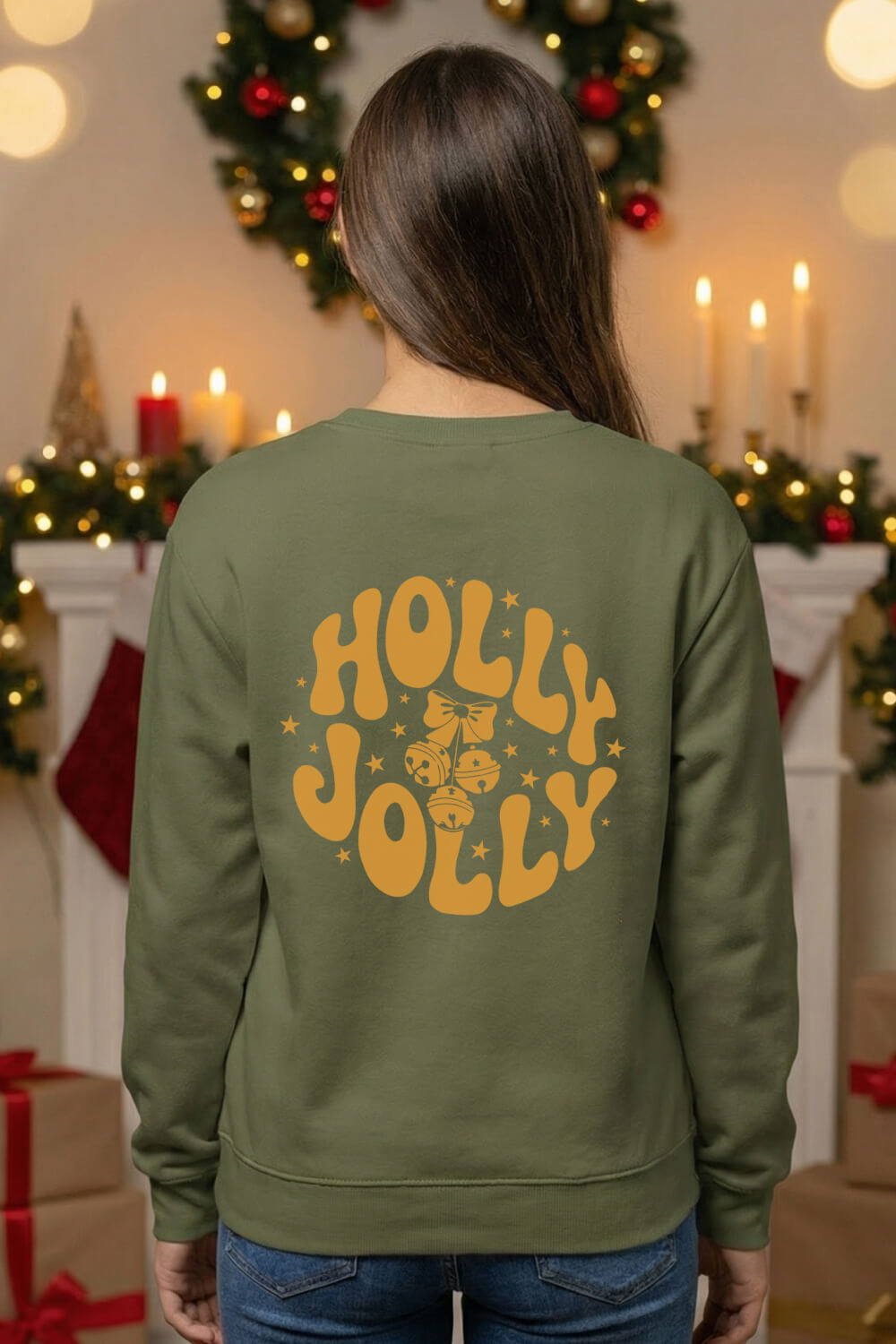 Holly Jolly Unisex Holiday Sweatshirt