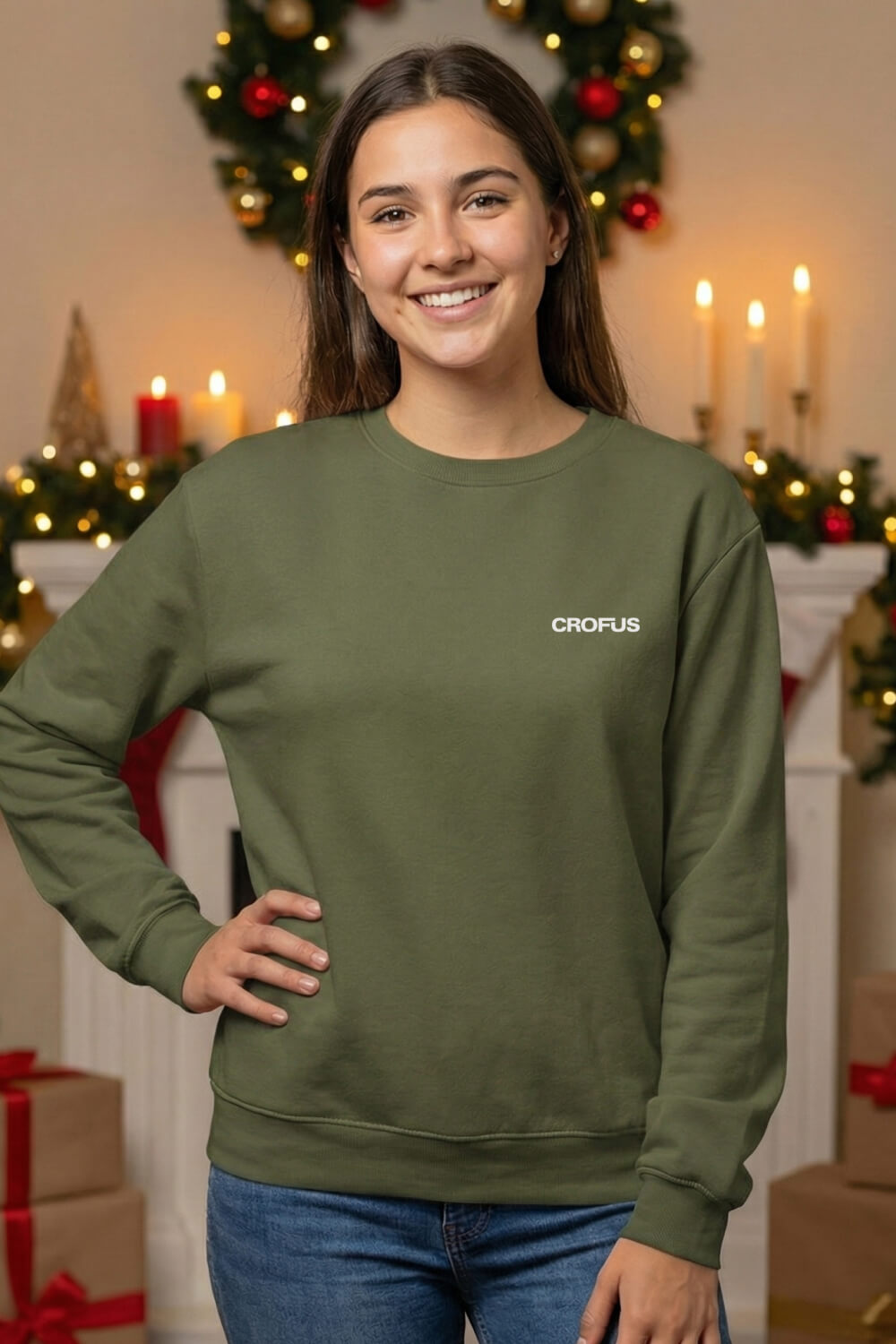 Holly Jolly Unisex Holiday Sweatshirt