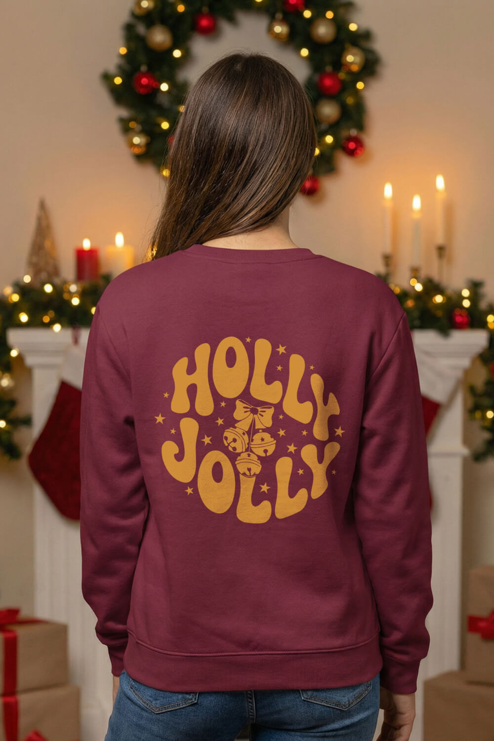 Holly Jolly Unisex Holiday Sweatshirt