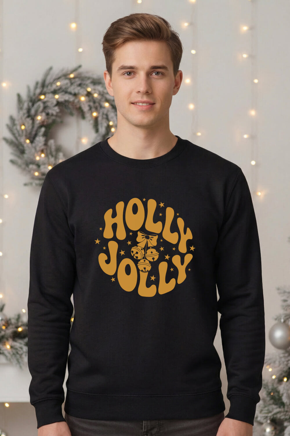 Holly Jolly Unisex Sweatshirt – Cozy Christmas Vibes