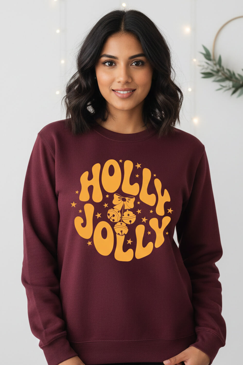 Holly Jolly Unisex Sweatshirt – Cozy Christmas Vibes