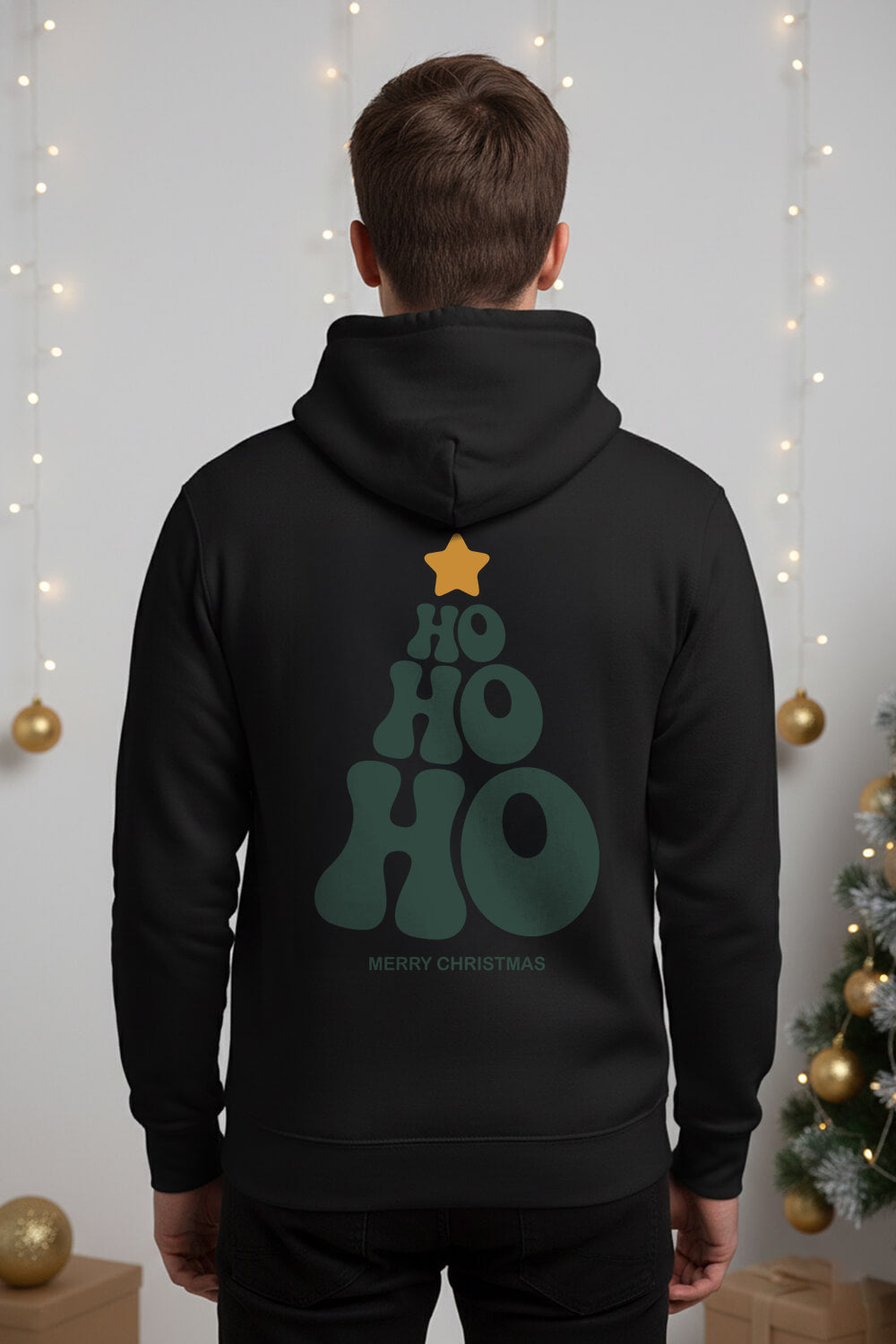 Ho Ho Ho | Holly Jolly Unisex Christmas Hoodie