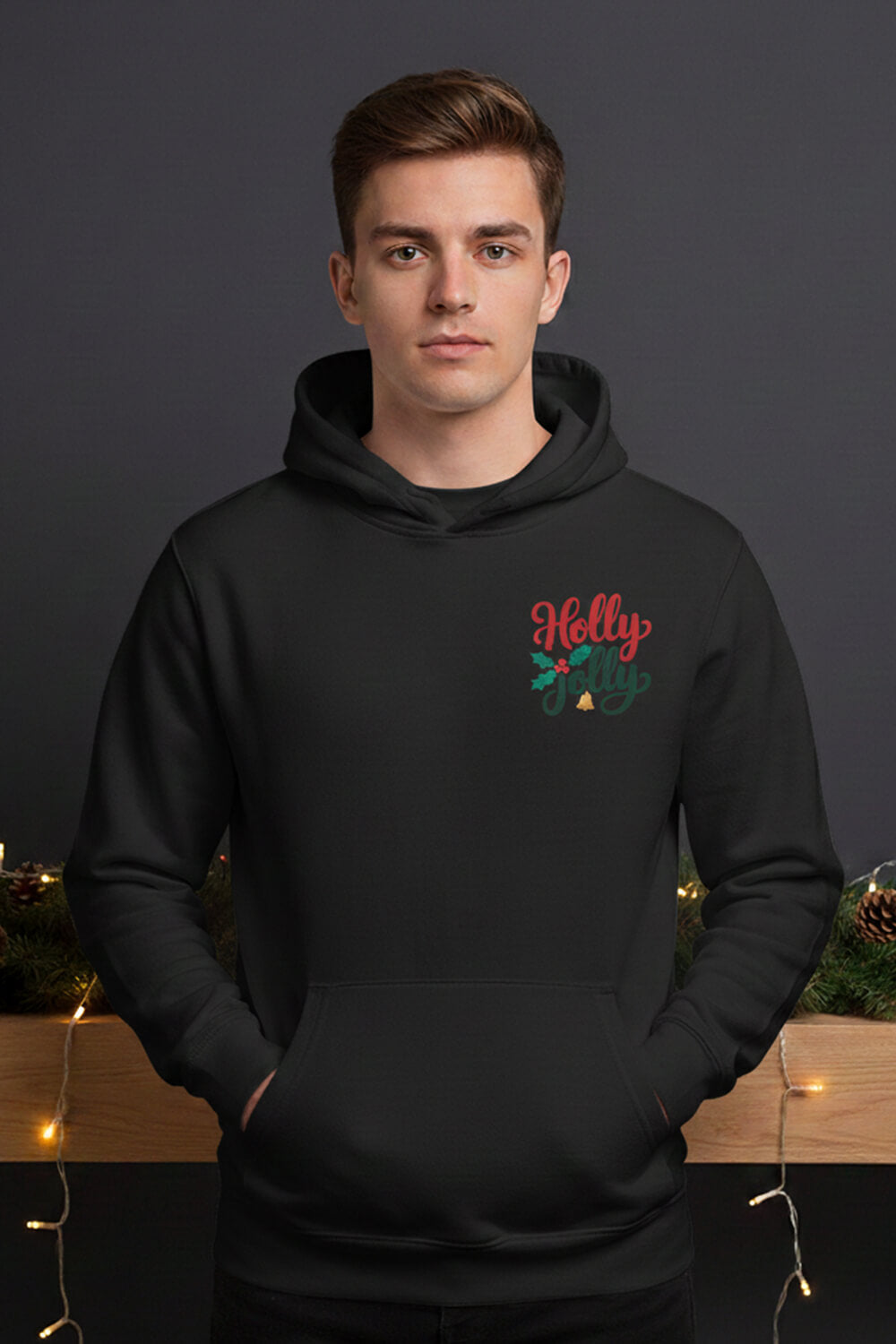 Ho Ho Ho | Holly Jolly Unisex Christmas Hoodie